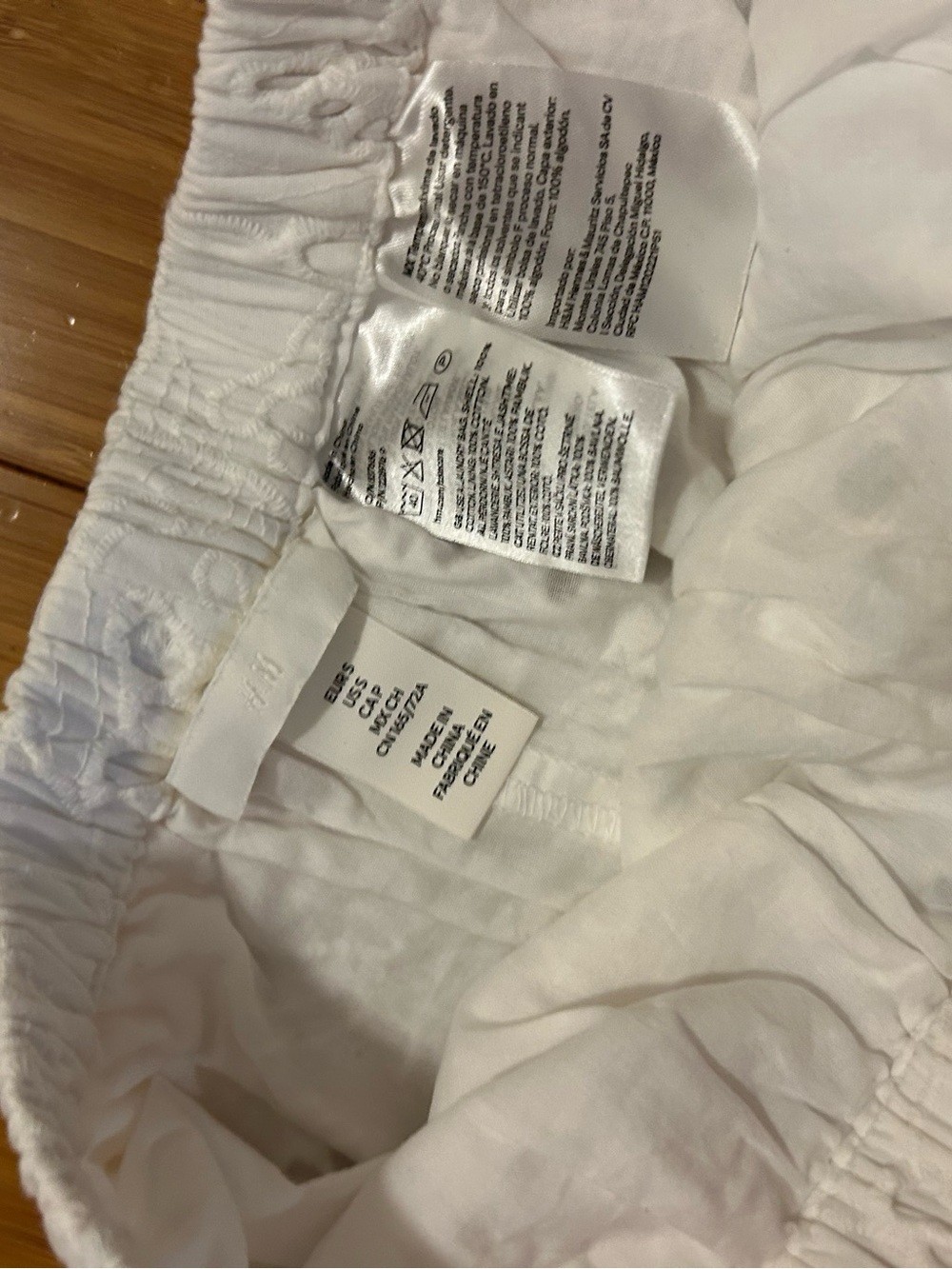 White Elastic-Waist woman’s Bottoms - Classic Comfort